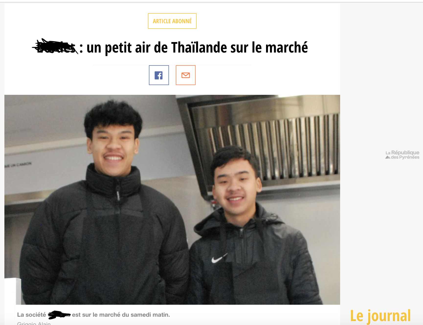 La nouvelle génération de Thaï Food sur le marché